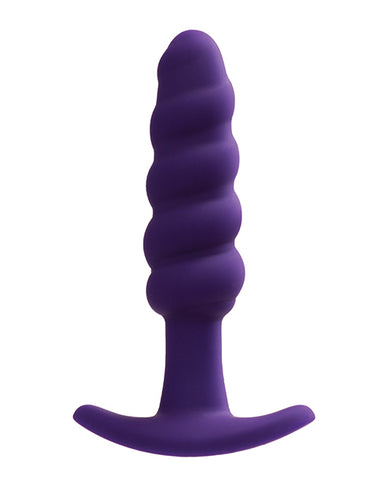 Vedo Twist Rechargeable Anal Plug - Purple