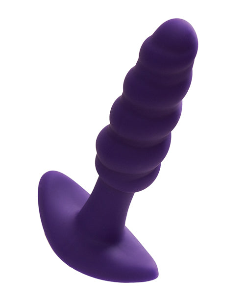 Vedo Twist Rechargeable Anal Plug - Purple