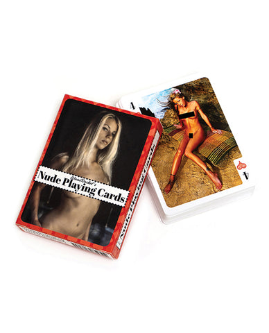 Wood Rocket Nude Playing Cards