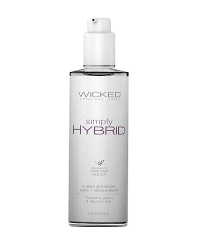 Wicked Sensual Care Simply Hybrid Lubricant - 4 Oz