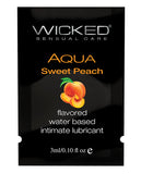 Wicked Sensual Care Water Based Lubricant - .1 Oz Sweet Peach