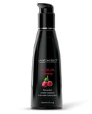 Wicked Sensual Care Aqua Water Based Lubricant - 4 Oz Cherry