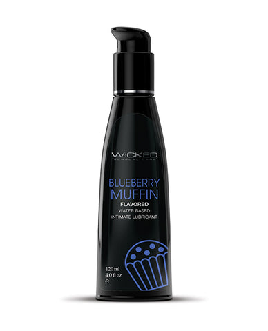 Wicked Sensual Care Water Based Lubricant - 4 Oz Blueberry Muffin