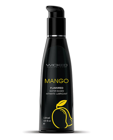 Wicked Sensual Care Water Based Lubricant - 4 Oz Mango