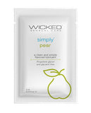 Wicked Sensual Care Simply Water Based Lubricant - .1 Oz Pear