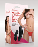 Secrets Microfiber G-string & Panty Vibe - Red O-s