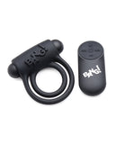 Bang! Vibrating Cock Ring & Bullet W-remote Control - Black