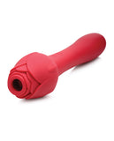 Inmi Bloomgasm Sweet Heart Rose 5x Suction Rose & 10x Vibrator - Red