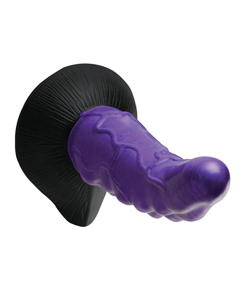 Creature Cocks Orion Invader Veiny Space Alien Silicone Dildo - Purple-black
