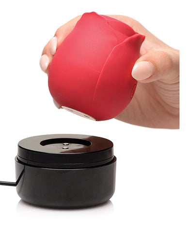 Inmi Bloomgasm Wild Rose 10x Stimulator W-case - Red