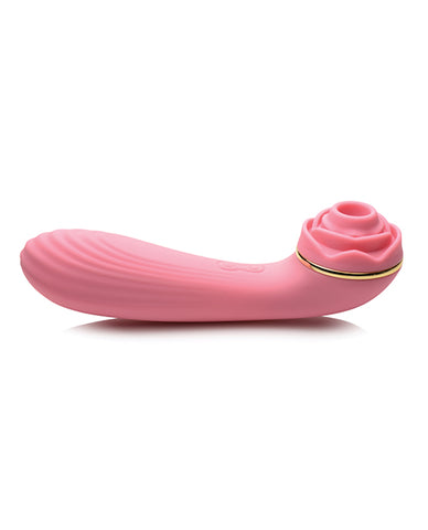 Inmi Bloomgasm Passion Petals 10x Silicone Suction Rose Vibrator - Pink