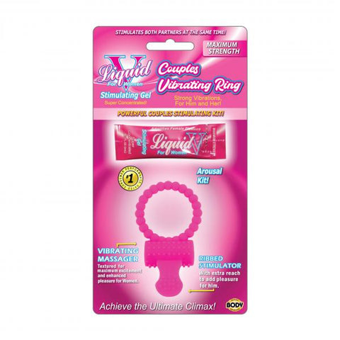 Liquid V Couples Vibrating Ring Kit