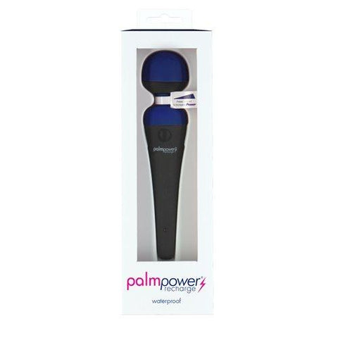 Palm Power Massager Blue Rechargeable Waterproof