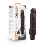 Dr. Skin Silicone Dr. David 8 In Vibrating Dildo Brown