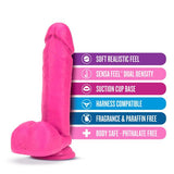 Neo 8in Dual Density Dildo Neon Pink