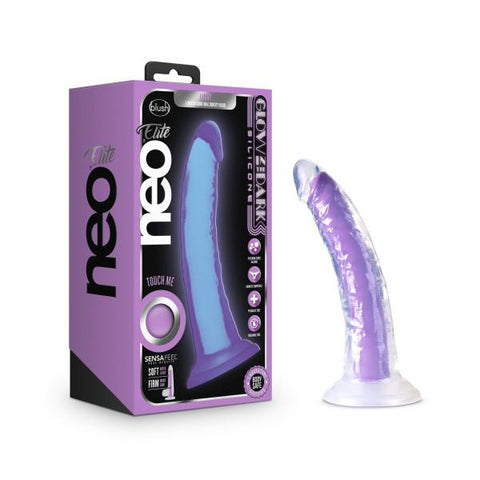 Neo Elite Glow In The Dark Light 7in Dual Density Neon Purple