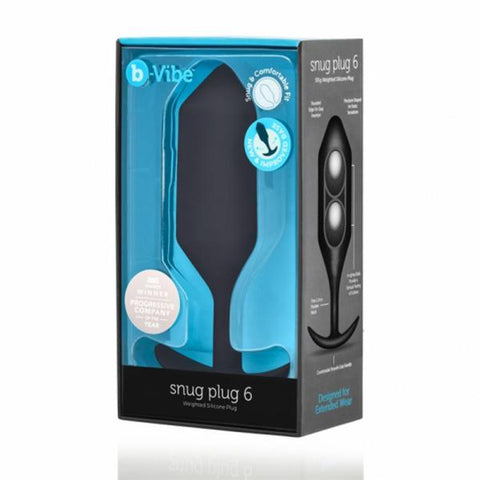 B Vibe Snug Plug 6 Black (net)