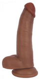 Jock Bareskin 8in Latte Dildo W/ Balls