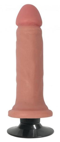 Jock Bareskin 6in Vibrating Vanilla Dildo