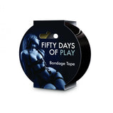 Fifty Days Of Play Bondage Tape Black