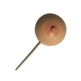 Large Single Boob with Stick Butterscotch Lollipop