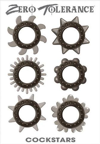 Cock Stars Cock Rings 6 Pack