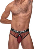 Cock Pit Cock Ring Thong Burgundy L/xl