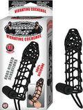 Mack Tuff Vibrating Cock Cage Black