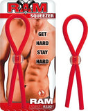 Ram Squeezer Red Cock Ring