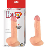 Hero 7in Straight Cock Dildo