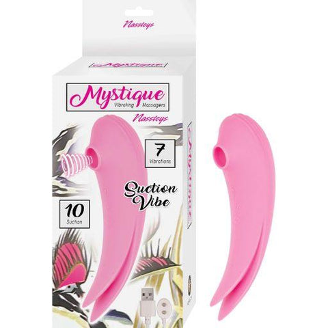 Mystique Vibrating Suction Vibe Pink