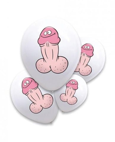 Willy Pecker Balloons 6 Pack
