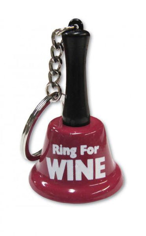 Ring For Wine Bell Keychain