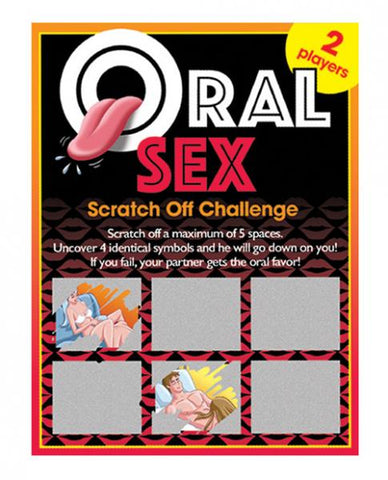 Oral Sex Scratch Off Challenge Game