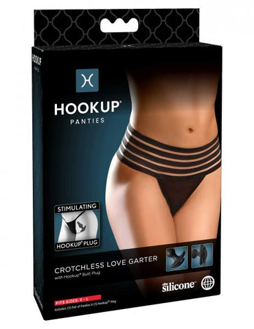 Hookup Panties Crotchless Love Garter S-l