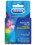 Durex Pleasure Pack 3 Pack Condoms