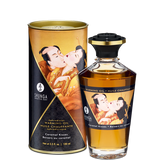 Shunga Warming Massage Oil Caramel 3.5 fluid ounces