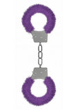 Ouch Beginners Handcuffs Furry Purple