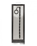 Silicone Plug & Cock Ring Set Urethral Sounding Black