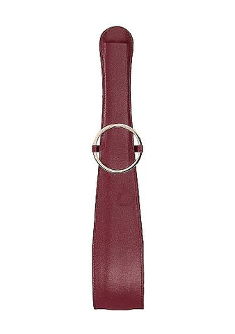 Ouch Halo Belt Flogger Burgundy