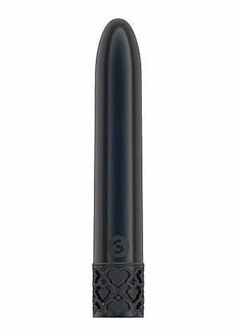 Royal Gems Shiny Powerful Vibe Rechargeable Gunmetal
