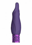 Royal Gems Sparkle Purple Rechargeable Silicone Bullet