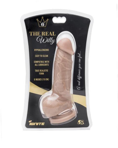 Real Willy 6 inches Dildo Beige