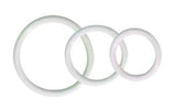 Rubber C Ring Set - White