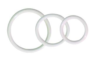 Rubber C Ring Set - White