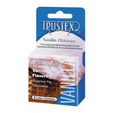 Trustex Vanilla Flavored Condoms 3 Pack