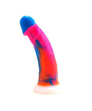 Mustang Tie Bright Multi-Color Dildo