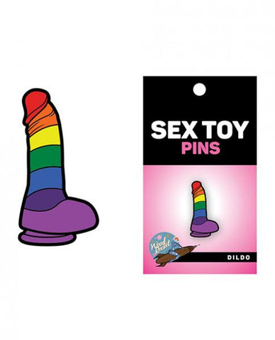 Rainbow Dildo Pin (net)