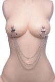 Master Series Affix Triple Chain Nipple Clamps