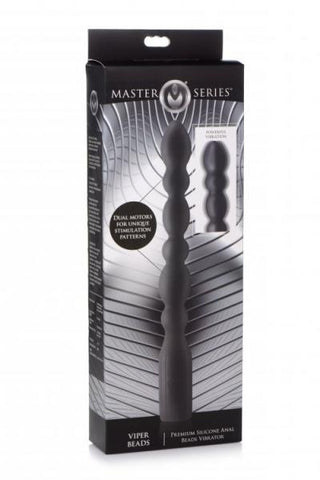 Master Series Viper Beads Premium Anal Beads Vibrator